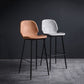 Scandinavian Matte Finish Leather Barstool Footrest Living Room Stool Clearhalo 'Bar Furniture' 'Bar Stools' 'bar_stools' 'furn' 'furn_bar_stools' 'Furniture' 'furniture_bar_stools' 'Kitchen & Dining Furniture' 4984379