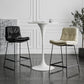 Scandinavian Low Back Home Stool Matte Finish Upholstered Bar Stools Clearhalo 'Bar Furniture' 'Bar Stools' 'bar_stools' 'furn' 'furn_bar_stools' 'Furniture' 'furniture_bar_stools' 'Kitchen & Dining Furniture' 4984572
