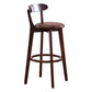 Contemporary Beech Low Back Home Stool Matte Finish Upholstered Bar Stools Clearhalo 'Bar Furniture' 'Bar Stools' 'bar_stools' 'furn' 'furn_bar_stools' 'Furniture' 'furniture_bar_stools' 'Kitchen & Dining Furniture' 4984760