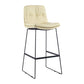 Coffee Shop Low Back Scandinavian Stool Matte Finish Upholstered Bar Stools Clearhalo 'Bar Furniture' 'Bar Stools' 'bar_stools' 'furn' 'furn_bar_stools' 'Furniture' 'furniture_bar_stools' 'Kitchen & Dining Furniture' 4984817
