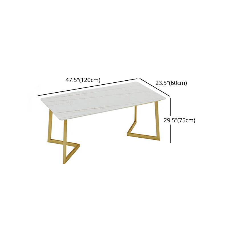Luxury 1/4/5/7 Pieces Dining Set Sintered Stone Top Dining Table with Leather Chairs Clearhalo 'Dining Room Sets' 'Dining Tables & Seating' 'dining_room_set' 'furn' 'furn_dining_room_set' 'Furniture' 'furniture_dining_room_set' 'Kitchen & Dining Furniture' 4985126