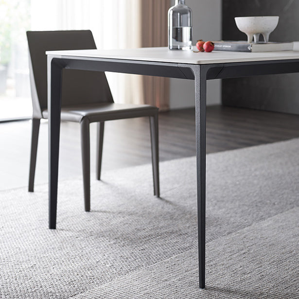 Contemporary 1/4/5 Pieces Dining Set Metal Dining Table Set for Home Use Clearhalo 'Dining Room Sets' 'Dining Tables & Seating' 'dining_room_set' 'furn' 'furn_dining_room_set' 'Furniture' 'furniture_dining_room_set' 'Kitchen & Dining Furniture' 4985139