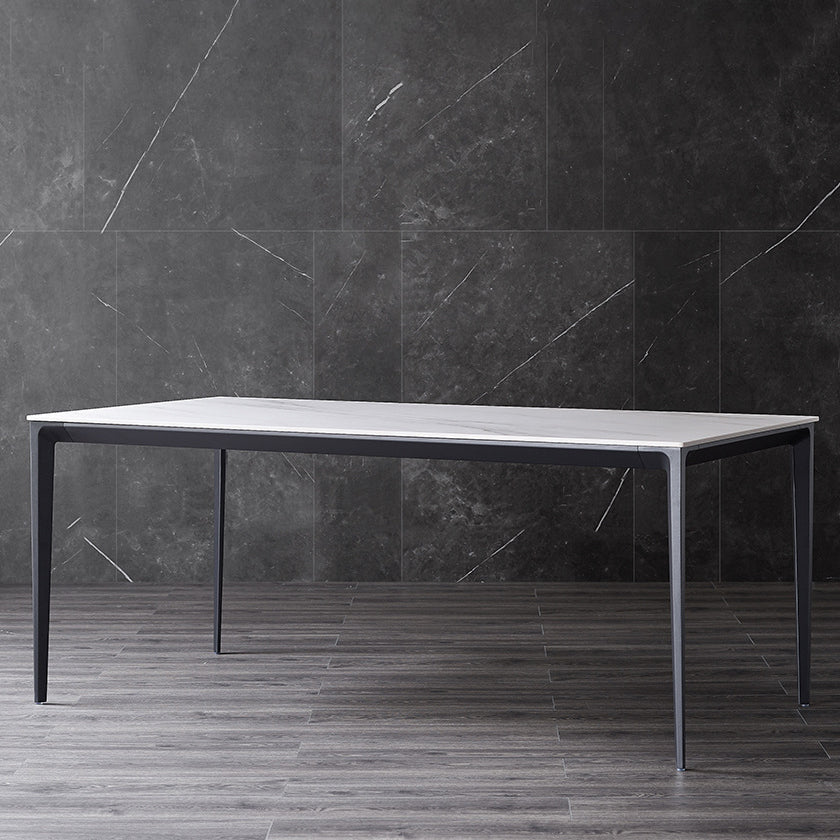 Contemporary 1/4/5 Pieces Dining Set Metal Dining Table Set for Home Use Clearhalo 'Dining Room Sets' 'Dining Tables & Seating' 'dining_room_set' 'furn' 'furn_dining_room_set' 'Furniture' 'furniture_dining_room_set' 'Kitchen & Dining Furniture' 4985143