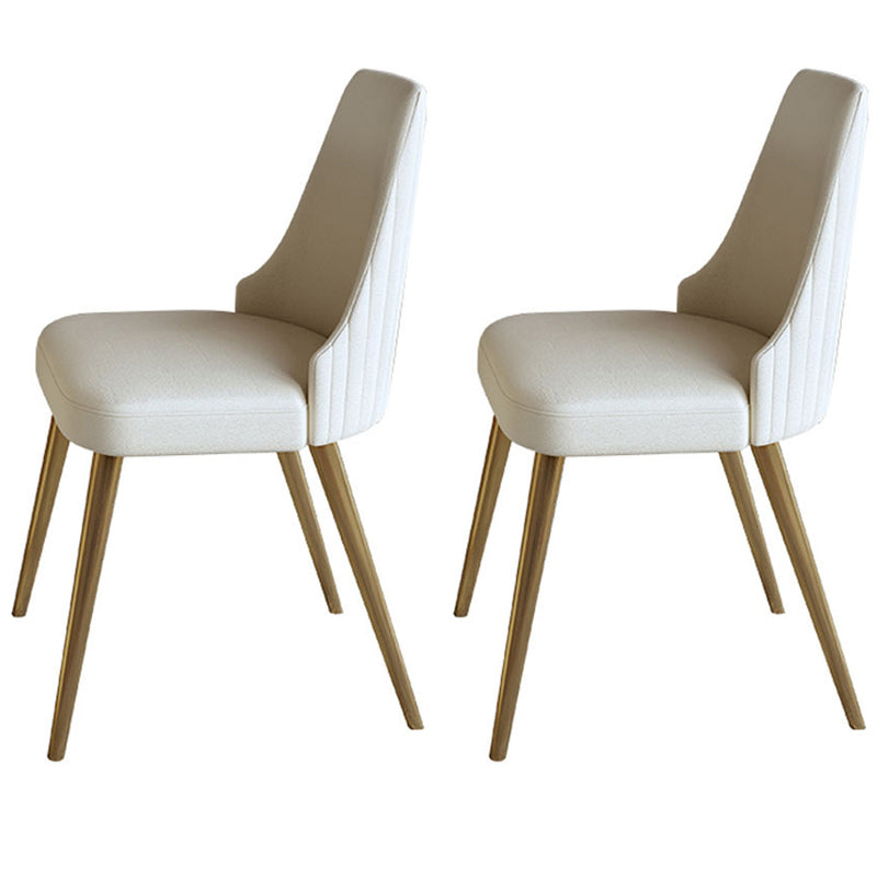 Modern 1/2/3/5 Pcs Dining Chairs Set Sintered Stone Dining Room Set 2 White Chairs Clearhalo 'Dining Room Sets' 'Dining Tables & Seating' 'dining_room_set' 'furn' 'furn_dining_room_set' 'Furniture' 'furniture_dining_room_set' 'Kitchen & Dining Furniture' 4985151