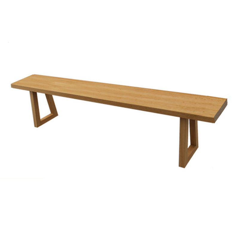 Modern Style 1/4/6 Pieces Dining Bench Set Solid Wood Dining Table and Chairs Bench 79"L x 12"W Clearhalo 'Dining Room Sets' 'Dining Tables & Seating' 'dining_room_set' 'furn' 'furn_dining_room_set' 'Furniture' 'furniture_dining_room_set' 'Kitchen & Dining Furniture' 4985167