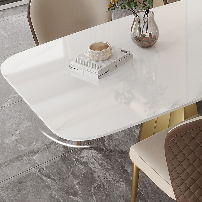 Modern 1/3/4/5/7 Pcs Dining Chairs Set Sintered Stone Dining Room Set Clearhalo 'Dining Room Sets' 'Dining Tables & Seating' 'dining_room_set' 'furn' 'furn_dining_room_set' 'Furniture' 'furniture_dining_room_set' 'Kitchen & Dining Furniture' 4985205