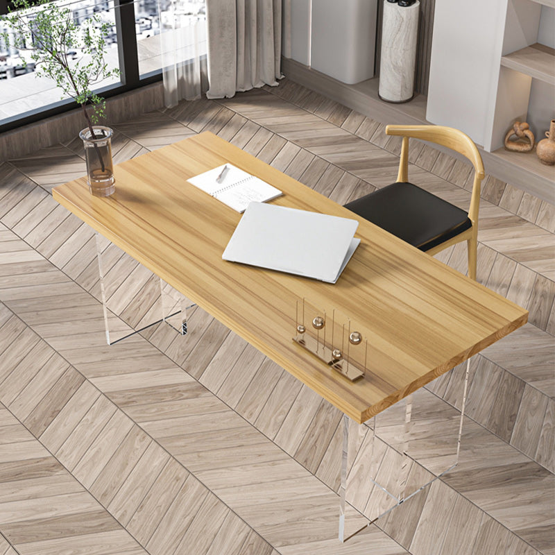 Modern 1/2 Pieces Dining Set Rectangle Pine Wood Dining Table for Dining Room Clearhalo 'Dining Room Sets' 'Dining Tables & Seating' 'dining_room_set' 'furn' 'furn_dining_room_set' 'Furniture' 'furniture_dining_room_set' 'Kitchen & Dining Furniture' 4985221