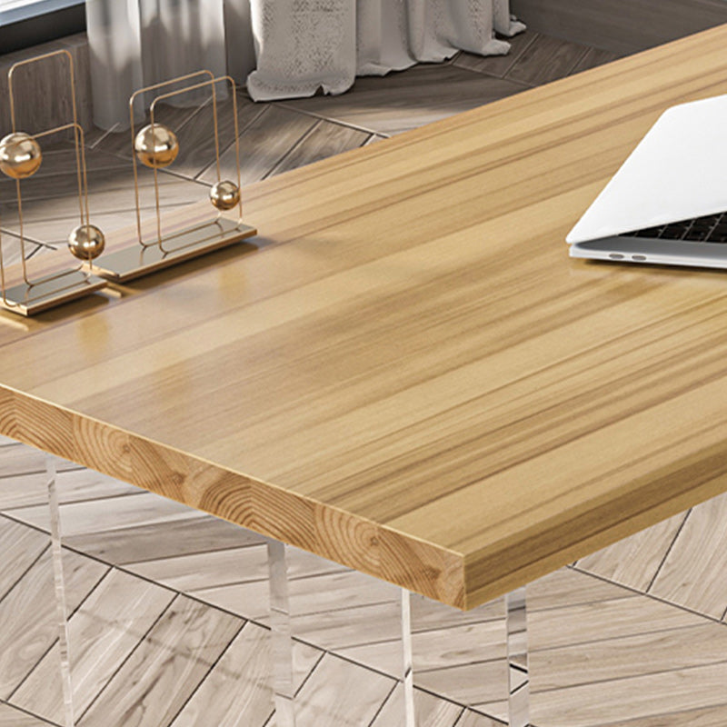 Modern 1/2 Pieces Dining Set Rectangle Pine Wood Dining Table for Dining Room Clearhalo 'Dining Room Sets' 'Dining Tables & Seating' 'dining_room_set' 'furn' 'furn_dining_room_set' 'Furniture' 'furniture_dining_room_set' 'Kitchen & Dining Furniture' 4985226