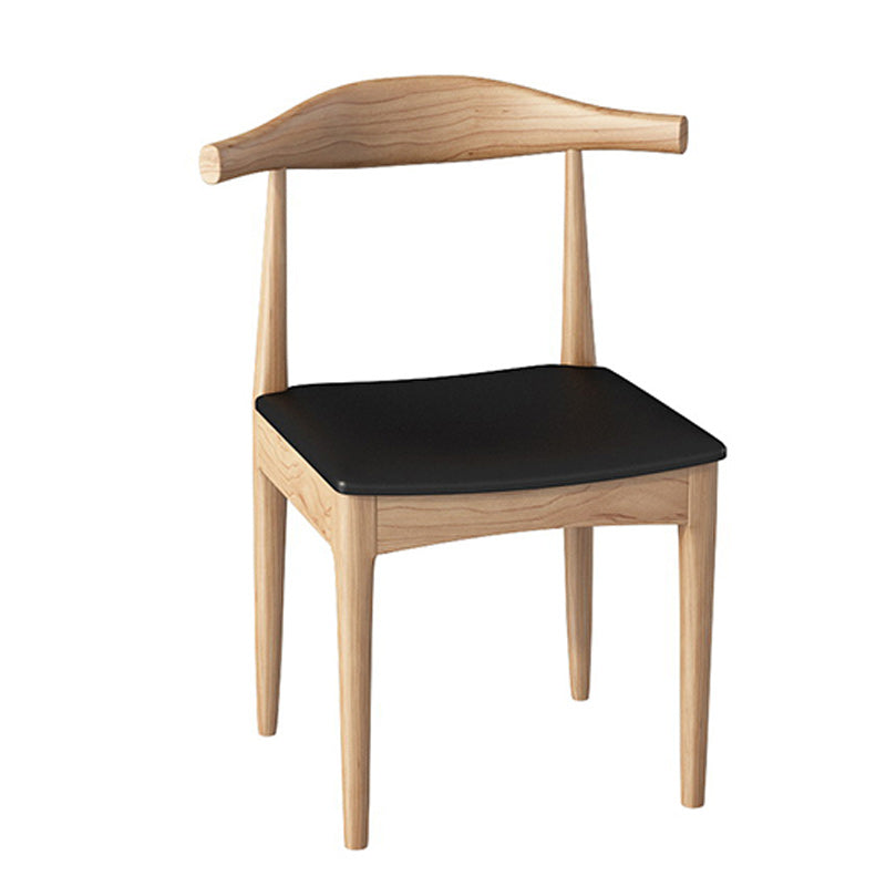 Modern 1/5 Pieces Dining Set Rectangle Wood Dining Table for Kitchen 1 Black Chair Clearhalo 'Dining Room Sets' 'Dining Tables & Seating' 'dining_room_set' 'furn' 'furn_dining_room_set' 'Furniture' 'furniture_dining_room_set' 'Kitchen & Dining Furniture' 4985258