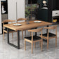 Modern 1/5 Pieces Dining Set Rectangle Wood Dining Table for Kitchen Clearhalo 'Dining Room Sets' 'Dining Tables & Seating' 'dining_room_set' 'furn' 'furn_dining_room_set' 'Furniture' 'furniture_dining_room_set' 'Kitchen & Dining Furniture' 4985261