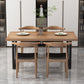 Modern 1/5 Pieces Dining Set Rectangle Wood Dining Table for Kitchen 5 Pieces: Table, 4 Chairs Clearhalo 'Dining Room Sets' 'Dining Tables & Seating' 'dining_room_set' 'furn' 'furn_dining_room_set' 'Furniture' 'furniture_dining_room_set' 'Kitchen & Dining Furniture' 4985262