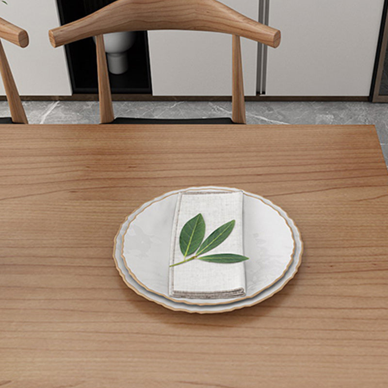 Modern 1/5 Pieces Dining Set Rectangle Wood Dining Table for Kitchen Clearhalo 'Dining Room Sets' 'Dining Tables & Seating' 'dining_room_set' 'furn' 'furn_dining_room_set' 'Furniture' 'furniture_dining_room_set' 'Kitchen & Dining Furniture' 4985265