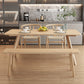 Modern 1/4/5 Pieces Dining Set Rectangle Pine Wood Dining Table for Kitchen 4 Pieces: Table, 2 Chairs, 1 Bench Clearhalo 'Dining Room Sets' 'Dining Tables & Seating' 'dining_room_set' 'furn' 'furn_dining_room_set' 'Furniture' 'furniture_dining_room_set' 'Kitchen & Dining Furniture' 4985280