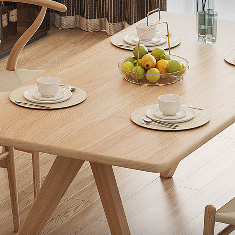 Modern 1/4/5 Pieces Dining Set Rectangle Pine Wood Dining Table for Kitchen Clearhalo 'Dining Room Sets' 'Dining Tables & Seating' 'dining_room_set' 'furn' 'furn_dining_room_set' 'Furniture' 'furniture_dining_room_set' 'Kitchen & Dining Furniture' 4985283