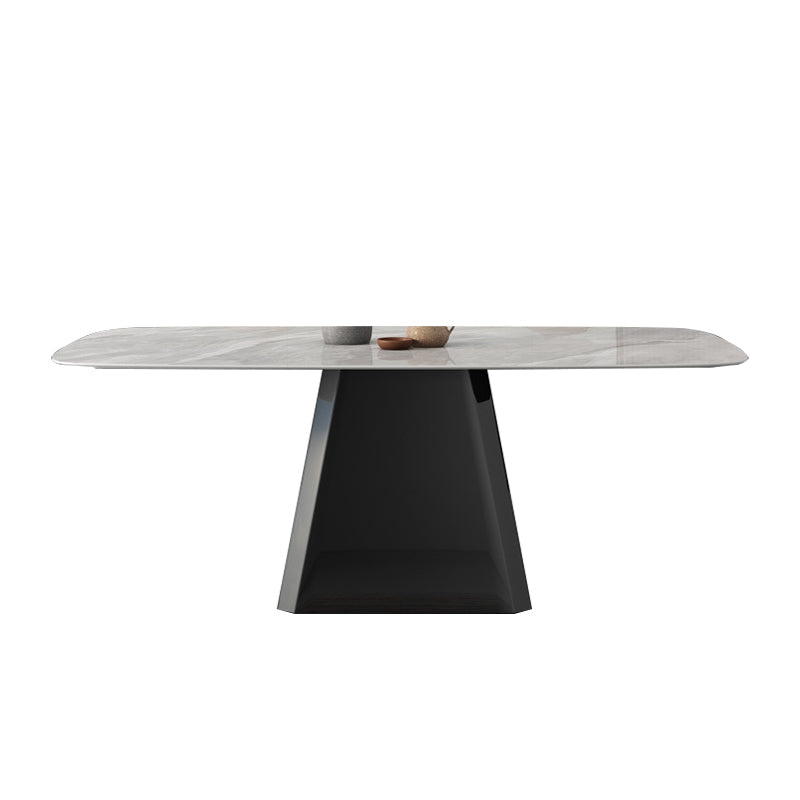 Modern Sintered Stone Dining Table Set 1/5/6/7 Pieces Dining Set for Home Use Clearhalo 'Dining Room Sets' 'Dining Tables & Seating' 'dining_room_set' 'furn' 'furn_dining_room_set' 'Furniture' 'furniture_dining_room_set' 'Kitchen & Dining Furniture' 4985318