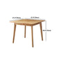 Modern Rubber Wood Dinette Set 1/2/5/7 Pieces Rectangle Beige Dining Table Set Clearhalo 'Dining Room Sets' 'Dining Tables & Seating' 'dining_room_set' 'furn' 'furn_dining_room_set' 'Furniture' 'furniture_dining_room_set' 'Kitchen & Dining Furniture' 4985348