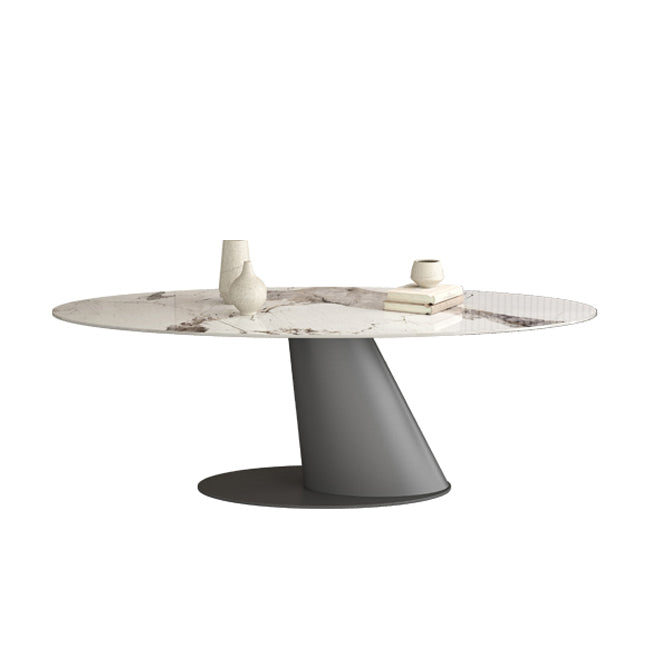 Modern Style Sintered Stone Dining Table Set 1/3/4/7 Pieces Dining Set Gold 71"L x 35"W Clearhalo 'Dining Room Sets' 'Dining Tables & Seating' 'dining_room_set' 'furn' 'furn_dining_room_set' 'Furniture' 'furniture_dining_room_set' 'Kitchen & Dining Furniture' 4985356