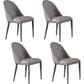 Modern Round Dining Table Set 1/3/4/5/7 Pieces Sintered Stone Dinette Set with Turntable 4 Grey Chairs Clearhalo 'Dining Room Sets' 'Dining Tables & Seating' 'dining_room_set' 'furn' 'furn_dining_room_set' 'Furniture' 'furniture_dining_room_set' 'Kitchen & Dining Furniture' 4985384