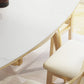 Modern Adjustable Dining Table Stone and Solid Wood Tripod Home Kitchen Table Clearhalo 'Dining Tables & Seating' 'Dining Tables' 'dining_table' 'furn' 'furn_dining_table' 'Furniture' 'furniture_dining_table' 'Kitchen & Dining Furniture' 'kitchen' 'kitchen_dining_table' 4985453