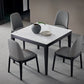 Industrial Sintered Stone Dining Table Solid Wood Dining Table for Dining Room 47.2"L x 47.2"W x 29.5"H Without Chairs Clearhalo 'Dining Tables & Seating' 'Dining Tables' 'dining_table' 'furn' 'furn_dining_table' 'Furniture' 'furniture_dining_table' 'Kitchen & Dining Furniture' 'kitchen' 'kitchen_dining_table' 4985651