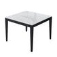 Industrial Sintered Stone Dining Table Solid Wood Dining Table for Dining Room Clearhalo 'Dining Tables & Seating' 'Dining Tables' 'dining_table' 'furn' 'furn_dining_table' 'Furniture' 'furniture_dining_table' 'Kitchen & Dining Furniture' 'kitchen' 'kitchen_dining_table' 4985654