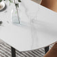 Sintered Stone Top Modern White Table for Restaurant Round Dining Table with Pedestal Base Clearhalo 'Dining Tables & Seating' 'Dining Tables' 'dining_table' 'furn' 'furn_dining_table' 'Furniture' 'furniture_dining_table' 'Kitchen & Dining Furniture' 'kitchen' 'kitchen_dining_table' 4985690