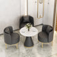 Luxury Sintered Stone Top Dining Table Indoor Round Table with Metal Pedestal Clearhalo 'Dining Tables & Seating' 'Dining Tables' 'dining_table' 'furn' 'furn_dining_table' 'Furniture' 'furniture_dining_table' 'Kitchen & Dining Furniture' 'kitchen' 'kitchen_dining_table' 4985722