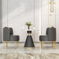 Luxury Sintered Stone Top Dining Table Indoor Round Table with Metal Pedestal Clearhalo 'Dining Tables & Seating' 'Dining Tables' 'dining_table' 'furn' 'furn_dining_table' 'Furniture' 'furniture_dining_table' 'Kitchen & Dining Furniture' 'kitchen' 'kitchen_dining_table' 4985723