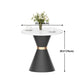 Luxury Sintered Stone Top Dining Table Indoor Round Table with Metal Pedestal Clearhalo 'Dining Tables & Seating' 'Dining Tables' 'dining_table' 'furn' 'furn_dining_table' 'Furniture' 'furniture_dining_table' 'Kitchen & Dining Furniture' 'kitchen' 'kitchen_dining_table' 4985724