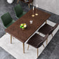 Rectangle Dining Side Table Traditional Luxury Solid Wood Dinner Table with 4 Legs 63"L x 31.5"W x 29.5"H Without Chairs Clearhalo 'Dining Tables & Seating' 'Dining Tables' 'dining_table' 'furn' 'furn_dining_table' 'Furniture' 'furniture_dining_table' 'Kitchen & Dining Furniture' 'kitchen' 'kitchen_dining_table' 4985729
