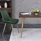 Rectangle Dining Side Table Traditional Luxury Solid Wood Dinner Table with 4 Legs Clearhalo 'Dining Tables & Seating' 'Dining Tables' 'dining_table' 'furn' 'furn_dining_table' 'Furniture' 'furniture_dining_table' 'Kitchen & Dining Furniture' 'kitchen' 'kitchen_dining_table' 4985735