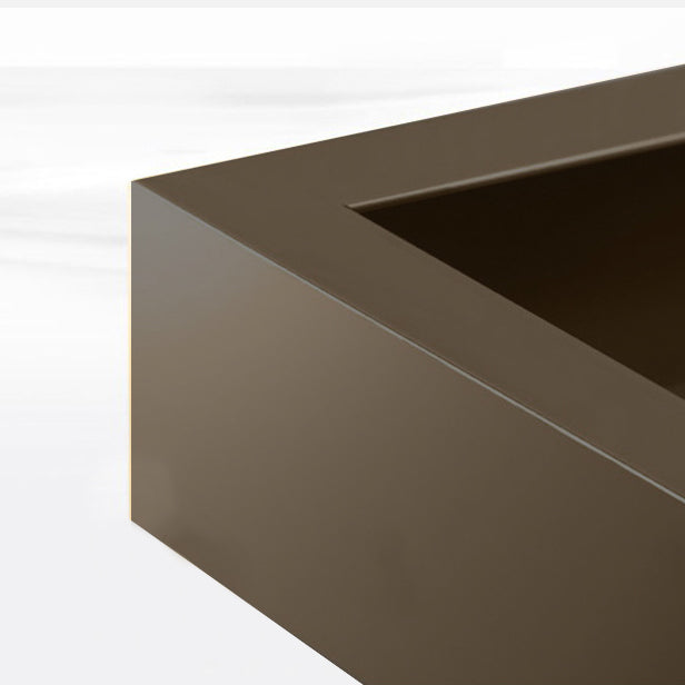Modern Dining Table Rectangle Stone Top Table with Stainless Steel Pedestal Base Clearhalo 'Dining Tables & Seating' 'Dining Tables' 'dining_table' 'furn' 'furn_dining_table' 'Furniture' 'furniture_dining_table' 'Kitchen & Dining Furniture' 'kitchen' 'kitchen_dining_table' 4985780