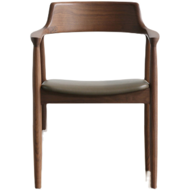 Arm Dining Chairs Contemporary Solid Wood Side Chairs for Dining Room Clearhalo 'Dining Chairs' 'Dining Tables & Seating' 'dining_chair' 'furn' 'furn_dining_chair' 'Furniture' 'furniture_dining_chair' 'Kitchen & Dining Furniture' 4985806