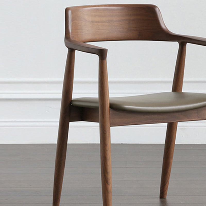 Arm Dining Chairs Contemporary Solid Wood Side Chairs for Dining Room Clearhalo 'Dining Chairs' 'Dining Tables & Seating' 'dining_chair' 'furn' 'furn_dining_chair' 'Furniture' 'furniture_dining_chair' 'Kitchen & Dining Furniture' 4985809