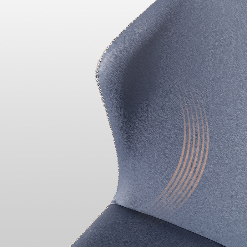 Armless Dining Chairs Contemporary Faux Leather Side Chairs for Dining Room Clearhalo 'Dining Chairs' 'Dining Tables & Seating' 'dining_chair' 'furn' 'furn_dining_chair' 'Furniture' 'furniture_dining_chair' 'Kitchen & Dining Furniture' 4985906