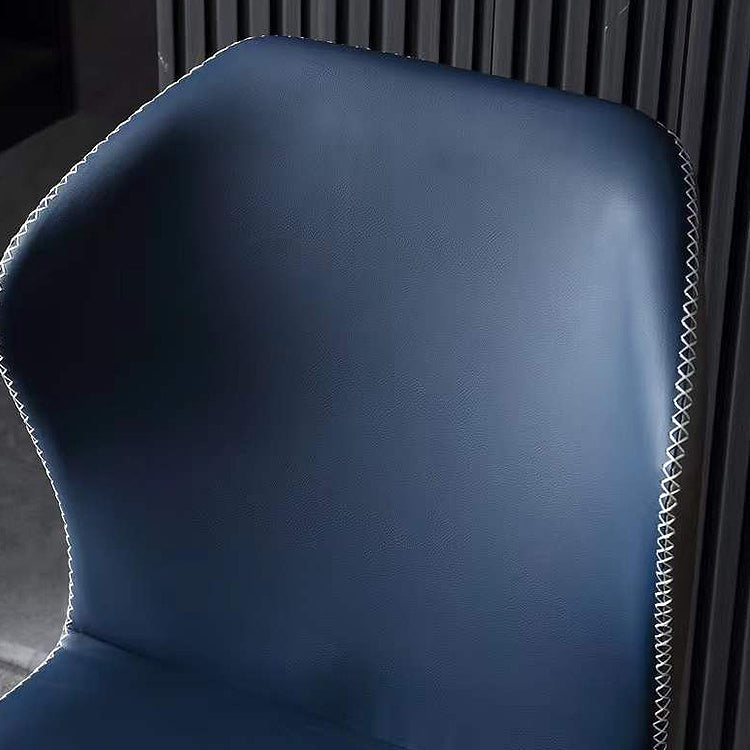 Armless Dining Chairs Contemporary Faux Leather Side Chairs for Dining Room Clearhalo 'Dining Chairs' 'Dining Tables & Seating' 'dining_chair' 'furn' 'furn_dining_chair' 'Furniture' 'furniture_dining_chair' 'Kitchen & Dining Furniture' 4985907