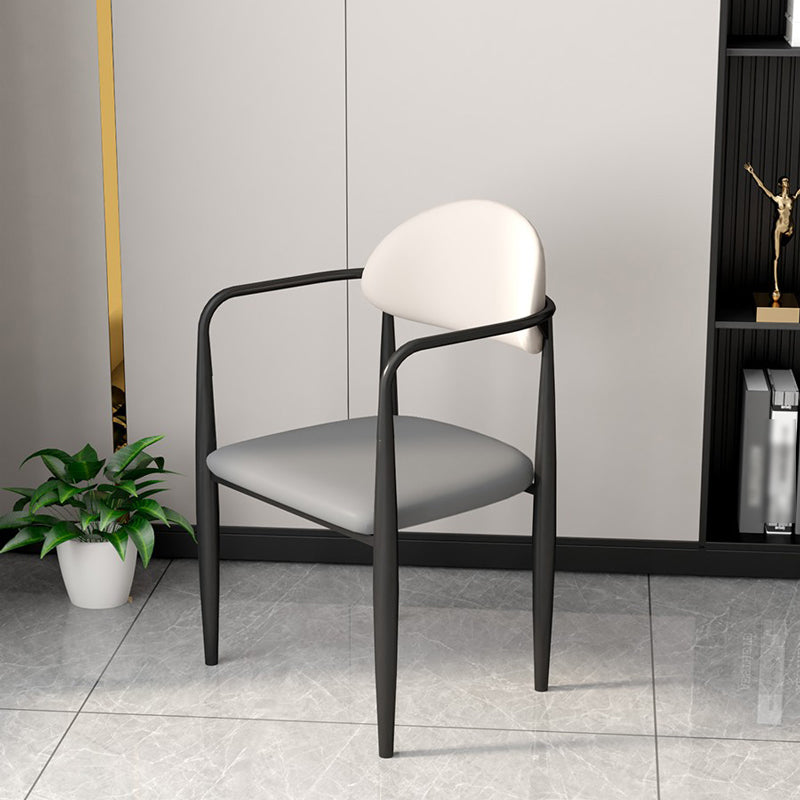 Modern Dining Room Side Chairs Arm Dining Chairs for Kitchen Clearhalo 'Dining Chairs' 'Dining Tables & Seating' 'dining_chair' 'furn' 'furn_dining_chair' 'Furniture' 'furniture_dining_chair' 'Kitchen & Dining Furniture' 4985945