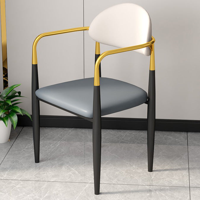 Modern Dining Room Side Chairs Arm Dining Chairs for Kitchen Clearhalo 'Dining Chairs' 'Dining Tables & Seating' 'dining_chair' 'furn' 'furn_dining_chair' 'Furniture' 'furniture_dining_chair' 'Kitchen & Dining Furniture' 4985948