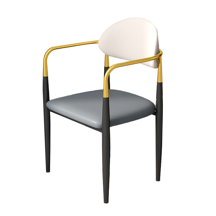 Modern Dining Room Side Chairs Arm Dining Chairs for Kitchen Clearhalo 'Dining Chairs' 'Dining Tables & Seating' 'dining_chair' 'furn' 'furn_dining_chair' 'Furniture' 'furniture_dining_chair' 'Kitchen & Dining Furniture' 4985949