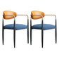Modern Dining Room Side Chairs Arm Dining Chairs for Kitchen Blue 2 Piece Set Clearhalo 'Dining Chairs' 'Dining Tables & Seating' 'dining_chair' 'furn' 'furn_dining_chair' 'Furniture' 'furniture_dining_chair' 'Kitchen & Dining Furniture' 4985960