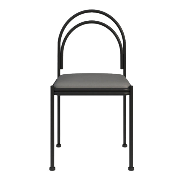 Contemporary Upholstered Armless Dining Chair Open Back Dining Chair for Home Grey 1 Piece Clearhalo 'Dining Chairs' 'Dining Tables & Seating' 'dining_chair' 'furn' 'furn_dining_chair' 'Furniture' 'furniture_dining_chair' 'Kitchen & Dining Furniture' 4985964