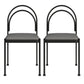 Contemporary Upholstered Armless Dining Chair Open Back Dining Chair for Home Grey 2 Piece Set Clearhalo 'Dining Chairs' 'Dining Tables & Seating' 'dining_chair' 'furn' 'furn_dining_chair' 'Furniture' 'furniture_dining_chair' 'Kitchen & Dining Furniture' 4985966