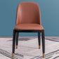Modern Style Side Chair Leather Indoor Dining Chair with Wooden Legs Clearhalo 'Dining Chairs' 'Dining Tables & Seating' 'dining_chair' 'furn' 'furn_dining_chair' 'Furniture' 'furniture_dining_chair' 'Kitchen & Dining Furniture' 4986026