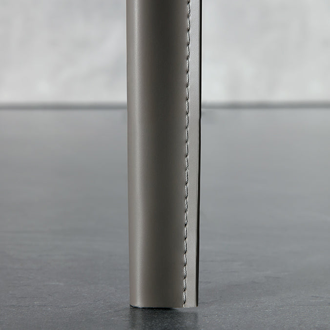 Glam Dining Room Armless Chairs Faux Leather Metal Base Dining Chairs Clearhalo 'Dining Chairs' 'Dining Tables & Seating' 'dining_chair' 'furn' 'furn_dining_chair' 'Furniture' 'furniture_dining_chair' 'Kitchen & Dining Furniture' 4986048