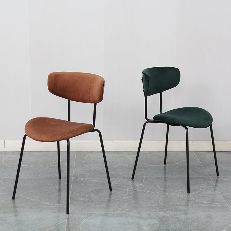 Open Back Side Chair Modern Style Dining Chair for Dining Room Clearhalo 'Dining Chairs' 'Dining Tables & Seating' 'dining_chair' 'Furniture' 'furniture_dining_chair' 'Kitchen & Dining Furniture' 4986081