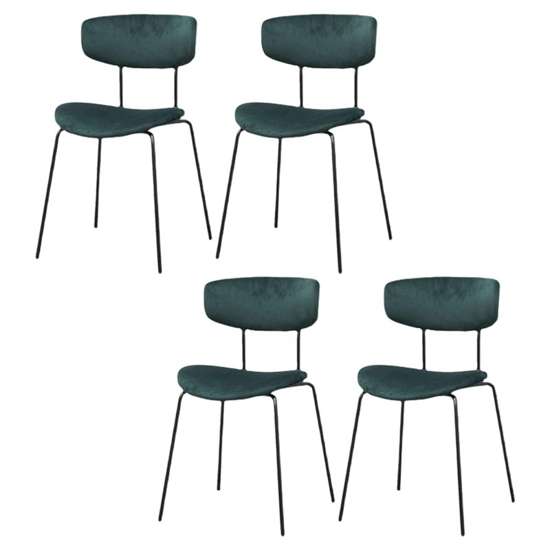 Open Back Side Chair Modern Style Dining Chair for Dining Room Clearhalo 'Dining Chairs' 'Dining Tables & Seating' 'dining_chair' 'Furniture' 'furniture_dining_chair' 'Kitchen & Dining Furniture' 4986085