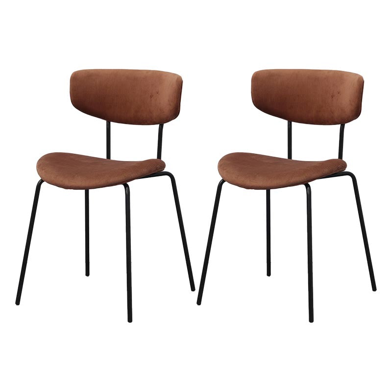 Open Back Side Chair Modern Style Dining Chair for Dining Room Clearhalo 'Dining Chairs' 'Dining Tables & Seating' 'dining_chair' 'Furniture' 'furniture_dining_chair' 'Kitchen & Dining Furniture' 4986089