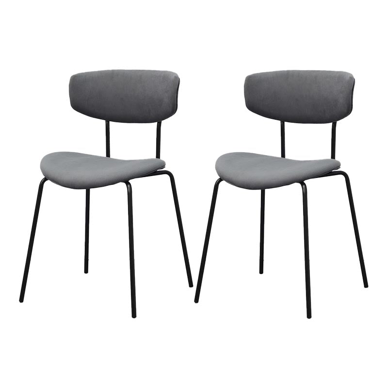Open Back Side Chair Modern Style Dining Chair for Dining Room Clearhalo 'Dining Chairs' 'Dining Tables & Seating' 'dining_chair' 'Furniture' 'furniture_dining_chair' 'Kitchen & Dining Furniture' 4986096