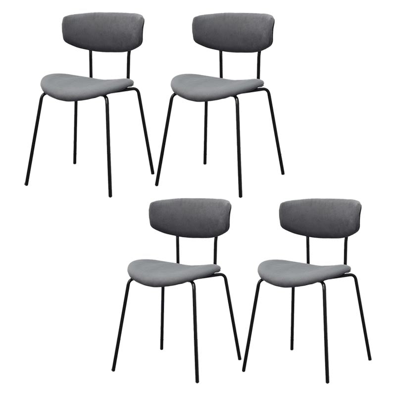 Open Back Side Chair Modern Style Dining Chair for Dining Room Clearhalo 'Dining Chairs' 'Dining Tables & Seating' 'dining_chair' 'Furniture' 'furniture_dining_chair' 'Kitchen & Dining Furniture' 4986097