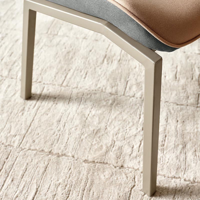 Modern Style Parsons Side Chair Indoor Dining Chair with Metal Base Clearhalo 'Dining Chairs' 'Dining Tables & Seating' 'dining_chair' 'furn' 'furn_dining_chair' 'Furniture' 'furniture_dining_chair' 'Kitchen & Dining Furniture' 4986132